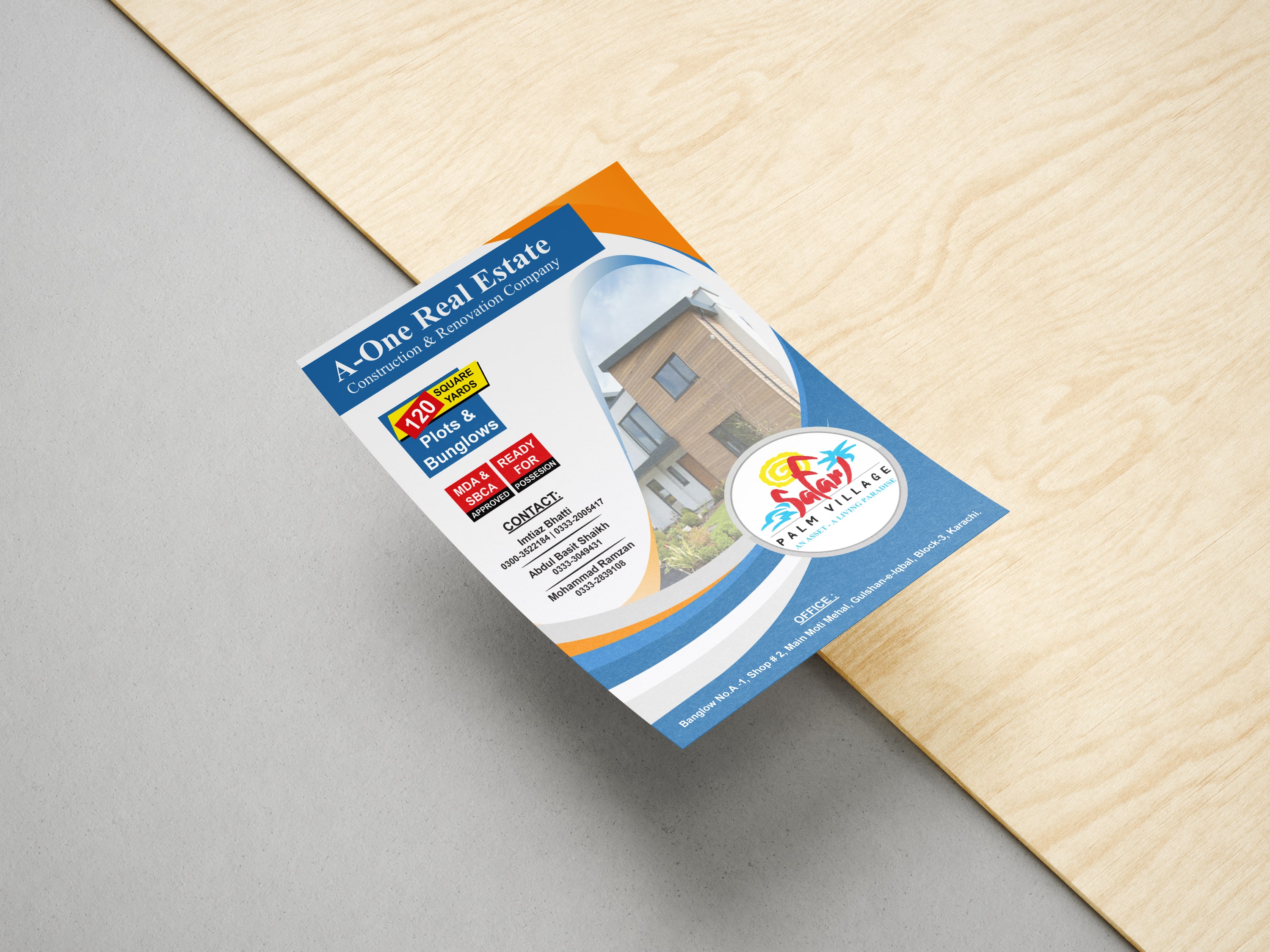 A5 modern flyer design Arizona marketing