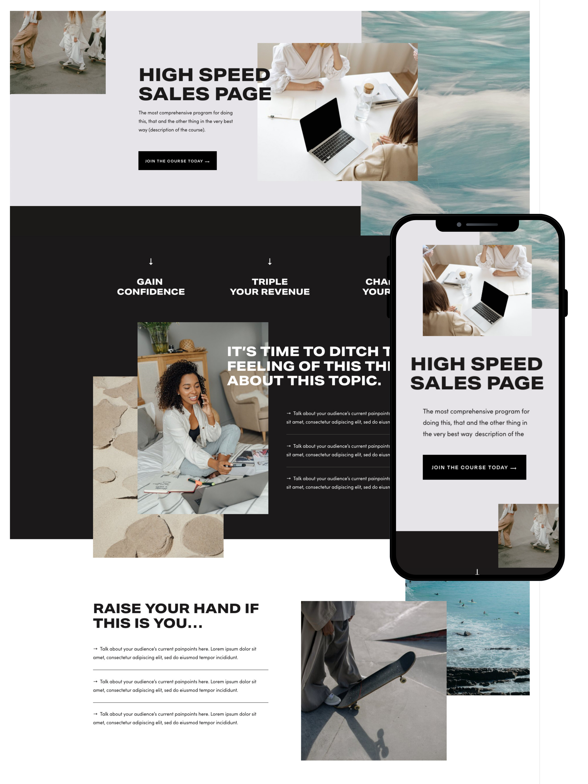 Sales Page Design | Elite Launch Design - Create in Arizona for Higher Conversions