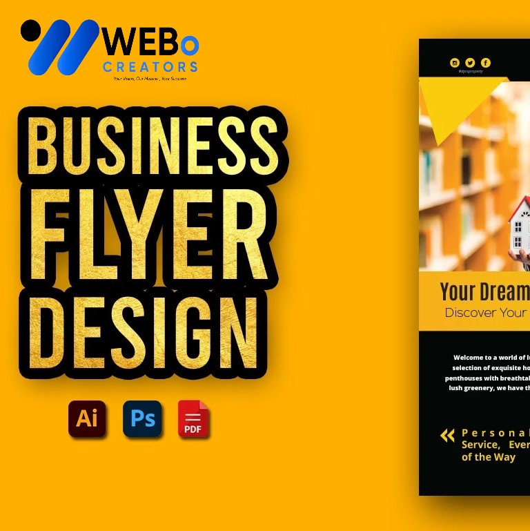Creative Flyer Design for Moving Company in Arizona | Flyer for Removals Services