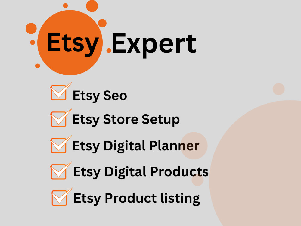 Etsy Shop Setup Service | Branding, SEO, Banner Design, Product Listings in Arizona