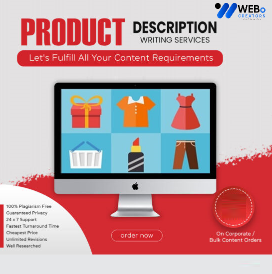 Product Description Writing Services | Best Digital Marketing Agency | Web Design in Arizona for online stores