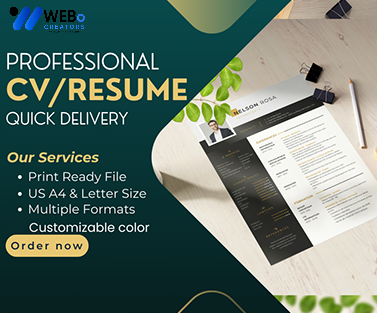 Elegant Resume Design Service, CV designs, CV writing in Arizona For Gain Job